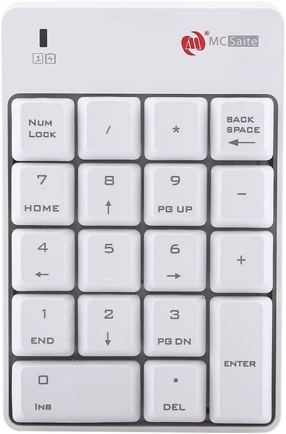 Kabelloser Nummernblock,18 Tasten Nummerische Tastatur Keypad,2,4G Tastatur von 10 Metern für die me