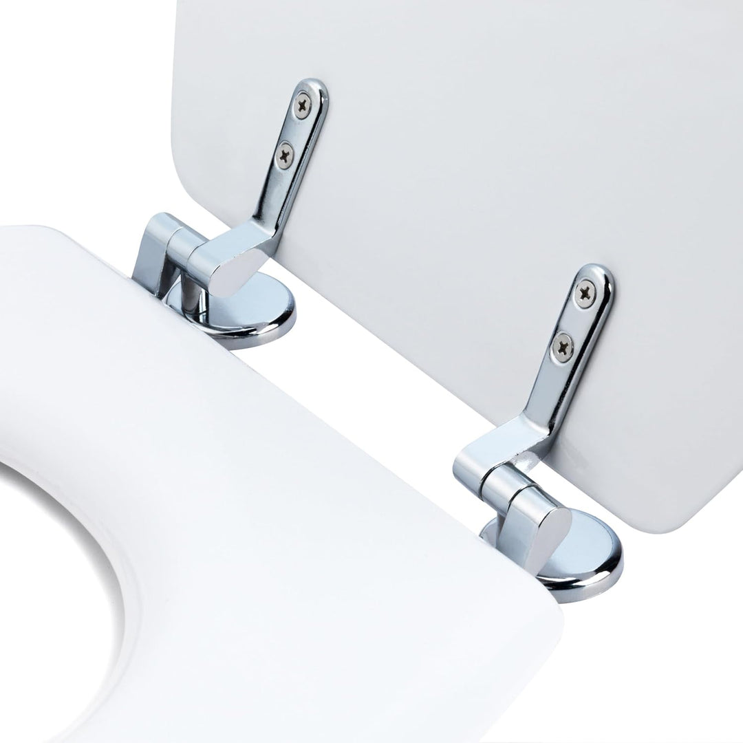 Beldray LA032355 18-Zoll-Toilettensitz MDF, Scharniere aus Zinklegierung, schnell und Einfache Passf
