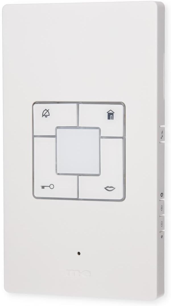 M-e modern-Electronics Vistus AD ALU 4010A Vistus Türsprechanlage Kabelgebunden Komplett-Set 1 Fami