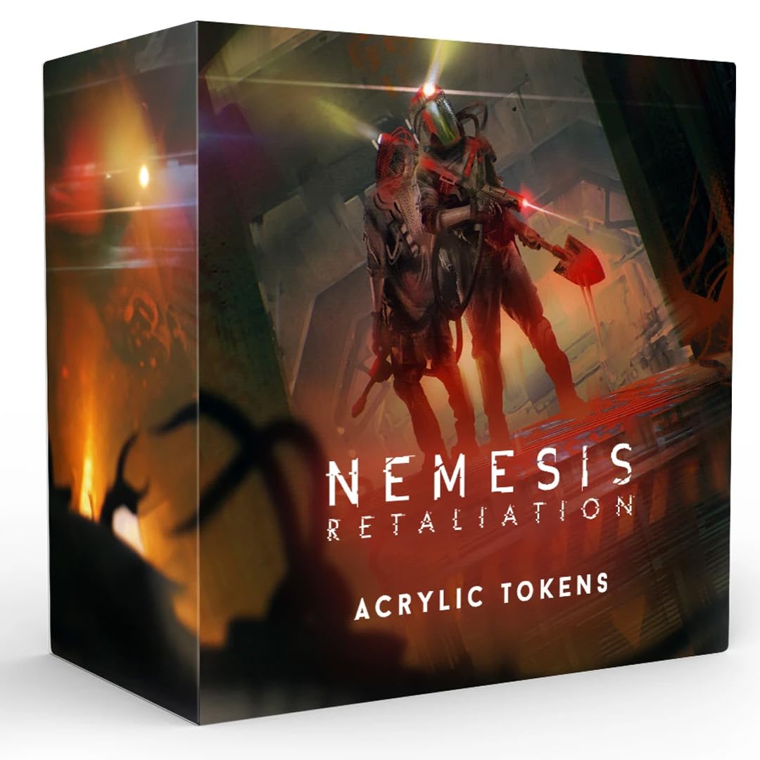 Awaken Realms | Nemesis Retaliation Acrylic Pack Add Ons | Acryl Token Zubehör | 1-5 Spieler | 120 M
