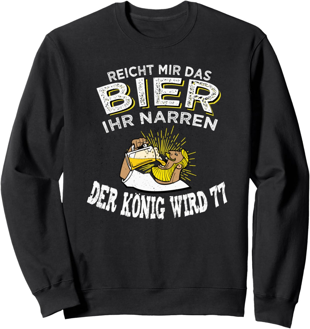 77. Geburtstag Jahrgang 1943 Geschenkidee für einen Mann Sweatshirt