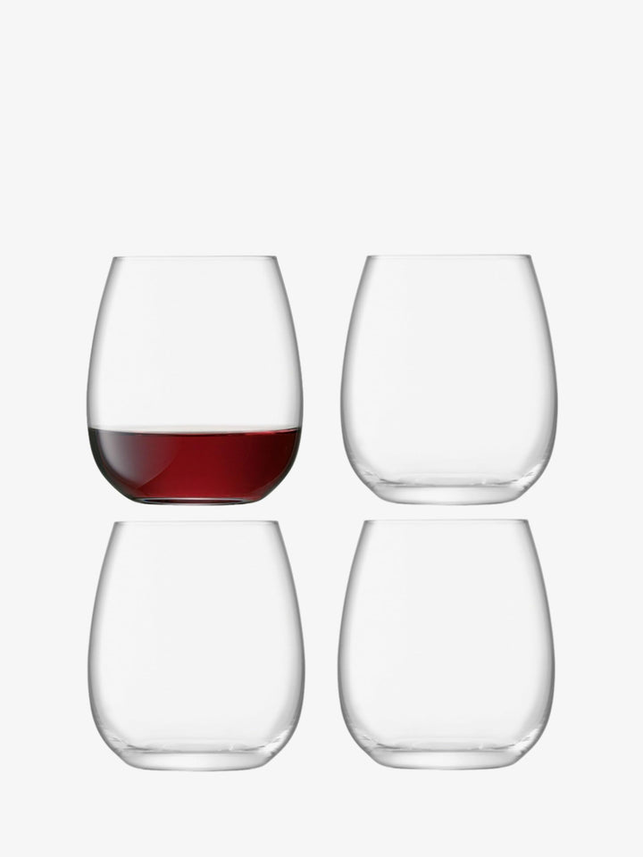 LSA Borough Weinbecher 455ml Klar x 4, 455ml