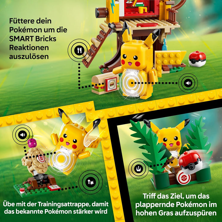 LEGO Pokémon SMART Play: Trainingshaus mit Pikachu - interaktives All-in-1 Spielset mit SMART Brick,