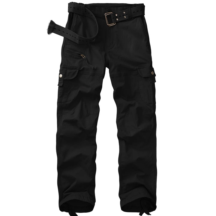 yeyity Cargohose Damen Hosen Multi Taschen Wanderhose Outdoorhose Baumwolle Arbeitshose Jogginghose