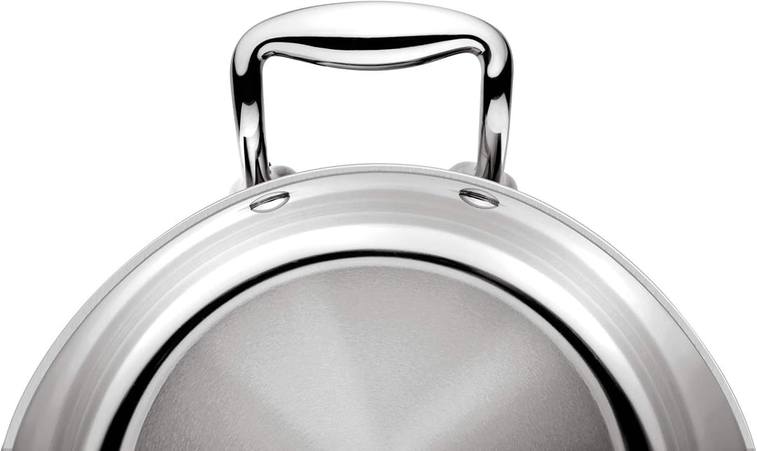 Lagostina ACCADEMIA LAGOFUSION Fleischtopf, Edelstahl, 24 cm (6,7 l) + Deckel, für alle Herdarten, a