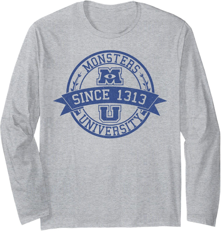 Disney Pixar Monsters University Since 1313 Logo Langarmshirt