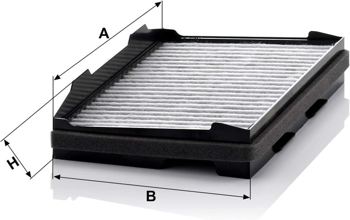 MANN-FILTER CUK 3220 Innenraumfilter – Pollenfilter mit Aktivkohle – Für PKW