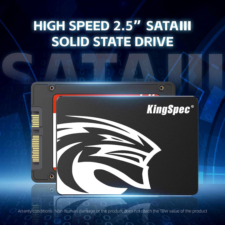 KingSpec 512GB 2 5 Zoll SATA SSD, 2.5 inch SATA III 6Gb/s Interne Solid State Festplatte - 3D NAND F