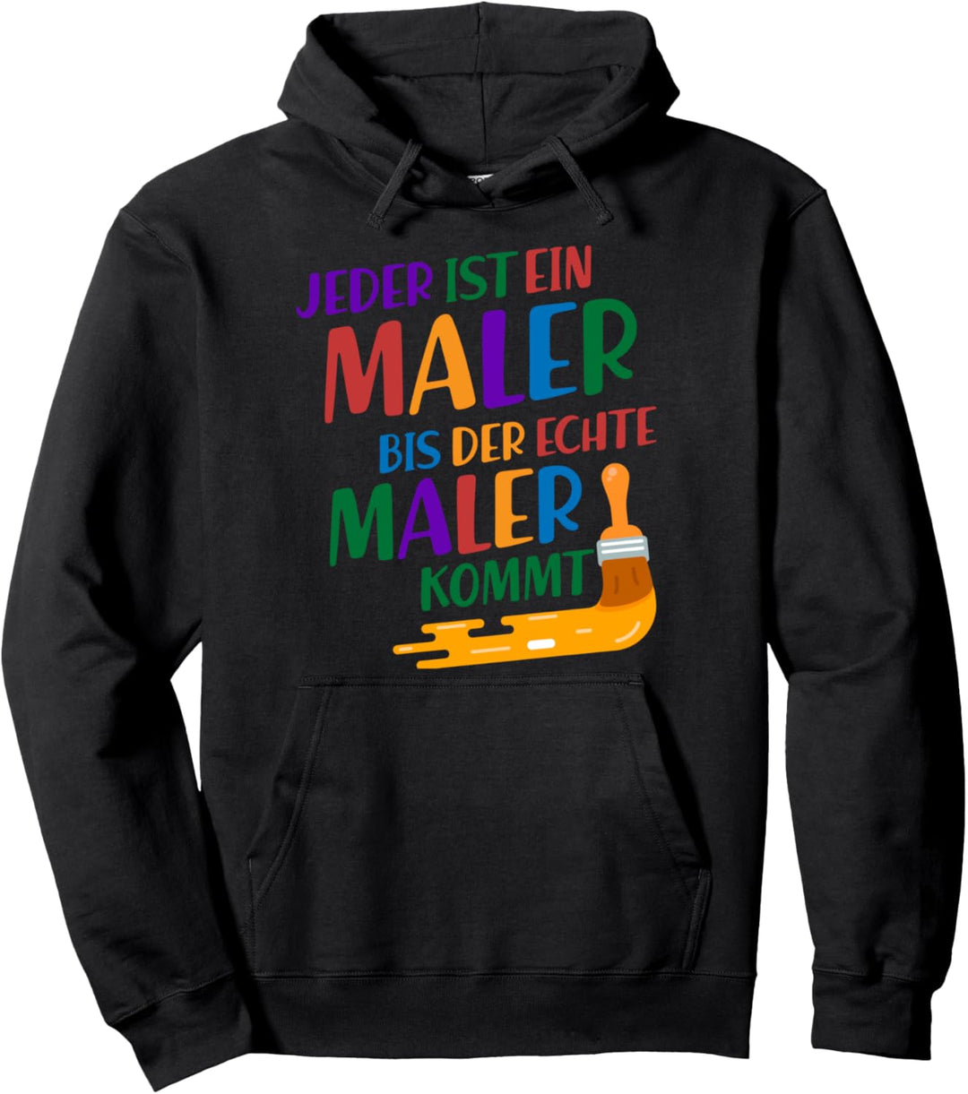 Maler Lustig Herren Männer Maler Pullover Hoodie