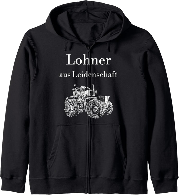 Lohner Trecker Traktor Schlepper Lohnunternehmer Oberlohner Kapuzenjacke