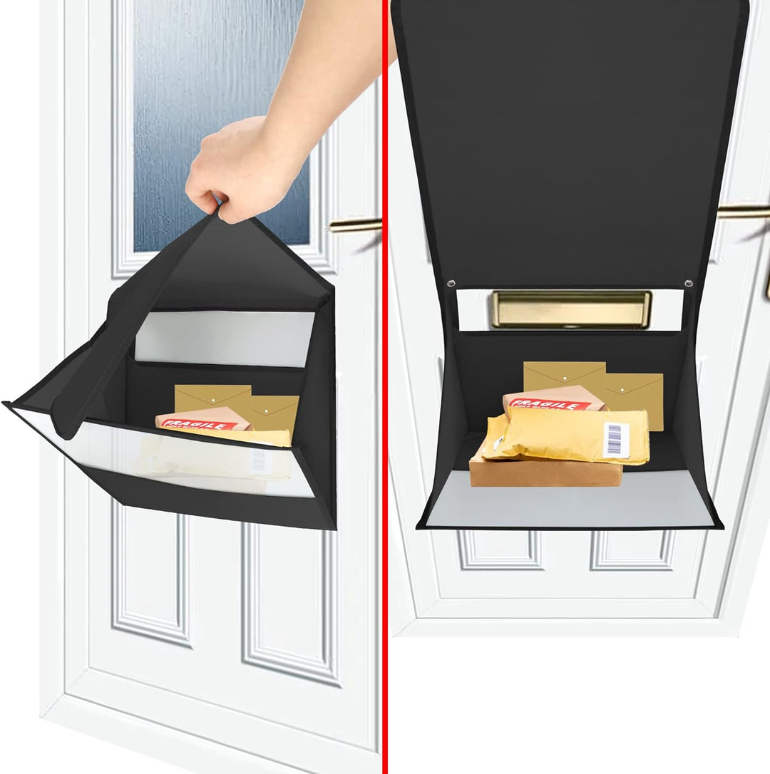 Briefschlitz Abdeckung an der Tür Hängend, Innen Briefkasten Reissfest, Schwarz Postfänger Ohne Schr