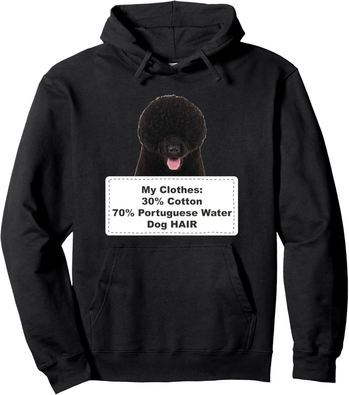 Funny Shedding Dog Portuguese Water Dog Pullover Hoodie
