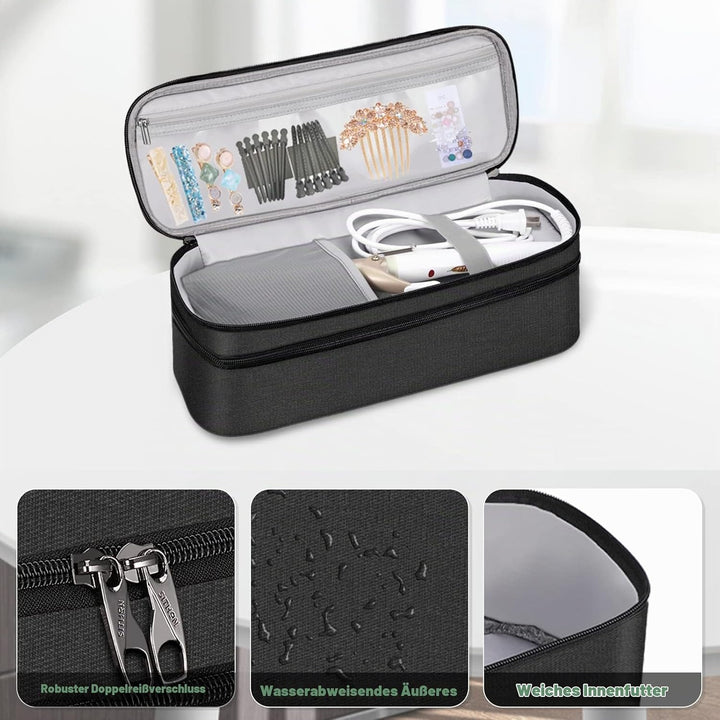SITHON Reise Tasche für Revlon Salon One-Step Volumiser, Doppellagige Tragetasche für Dyson Airwrap,