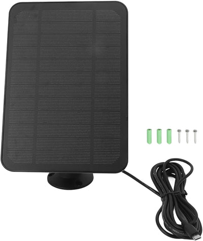 4W 5V Solar Panel for Arlo for Ring for Blink Security Camera IP65 Waterproof Solar Charger with 360