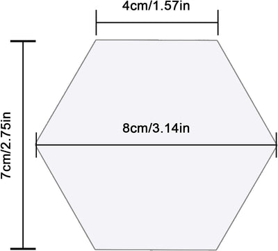 80 transparente Acryl-Platzkarten, durchsichtig, sechseckig, Tischkarten, Sitzkarten, leere Gästetab