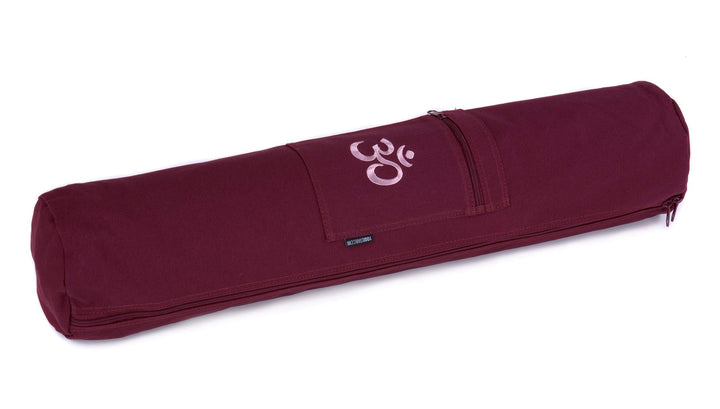 Yogatasche Yogibag® Basic - Zip - Cotton - 65 Cm - Om Bordeaux, Bordeaux