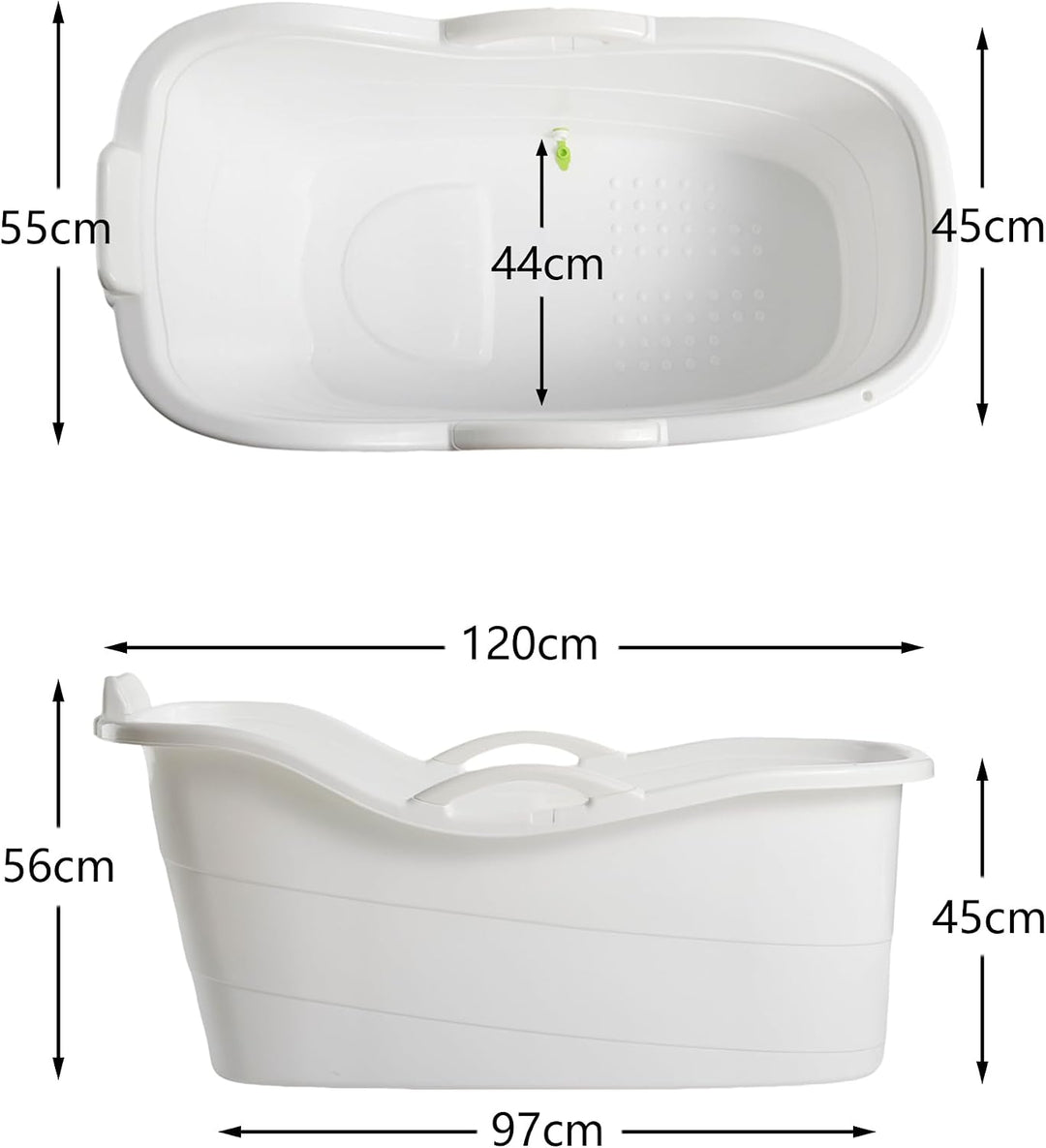 Mobile Badewanne Mit Ablaufschlauch Geeignet Für Erwachsenenbadewannen, Kinderbadewannen Und Kinders