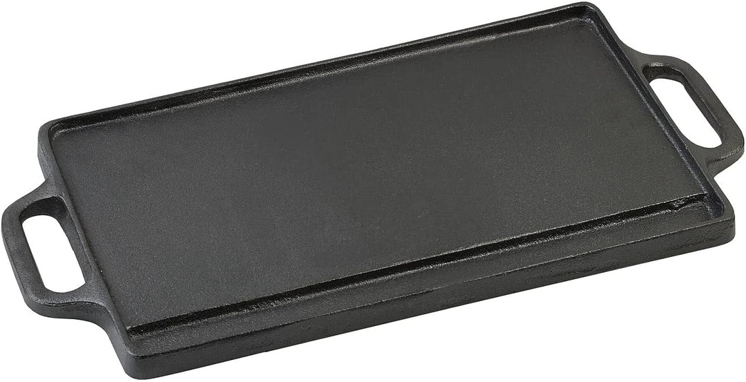 Rosenstein & Söhne Gusseisen Grillplatte: Gusseiserne Wende-Grillplatte für Ofen, Herd und Grill, 40