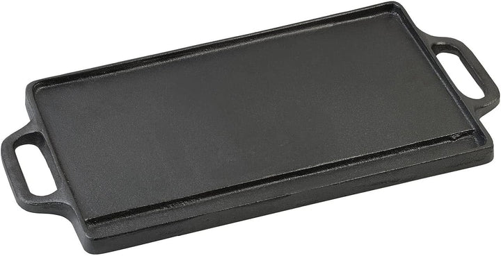 Rosenstein & Söhne Gusseisen Grillplatte: Gusseiserne Wende-Grillplatte für Ofen, Herd und Grill, 40