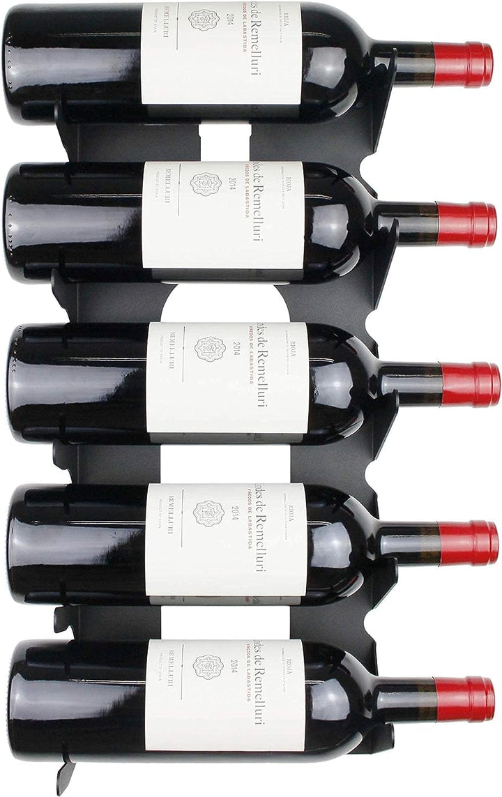 etterr Weinregale aus Stahl für alle Weinsorten, mit Wandankern und Verkleidung. (Weiss)
