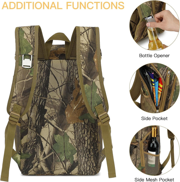 TUGUAN Kühlrucksack 30L Gross Kühltasche Picknickrucksack Isolierte Thermo Rucksack für Camping, Wan