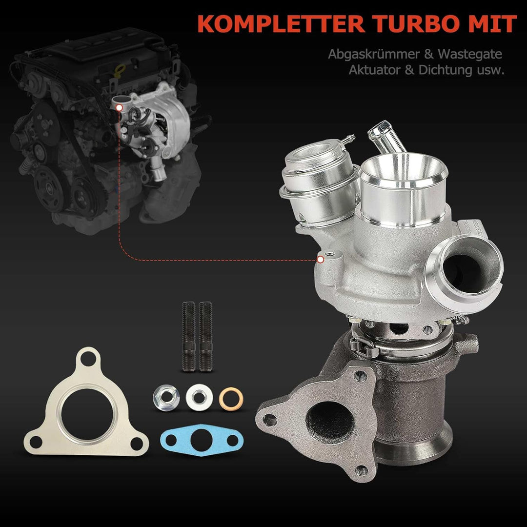 Frankberg Turbolader Abgasturbolader Diesel Kompatibel mit Astra J P10 1.6L 2014-2015 Insignia B Gra