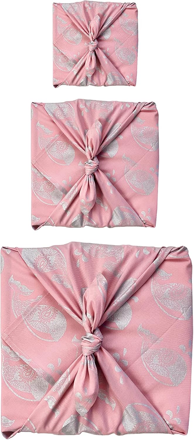 FabRap Furoshiki Fabric Gift Wrap, wiederverwendbare einseitige Gewebefolie, mit Sky Hintergrund mit