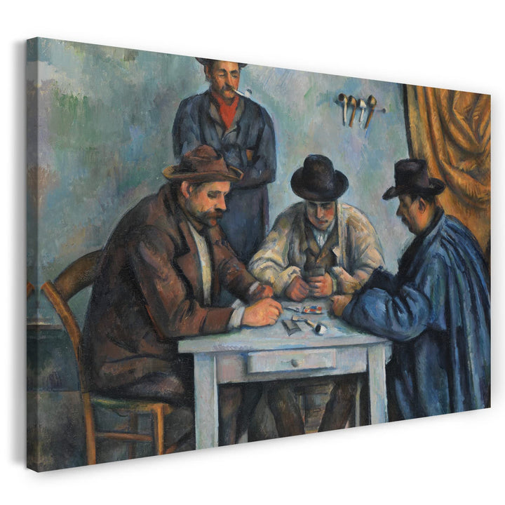 Printed Paintings Leinwand (80x60cm): Paul Cézanne - Die Kartenspieler 80x60 cm, 80x60 cm