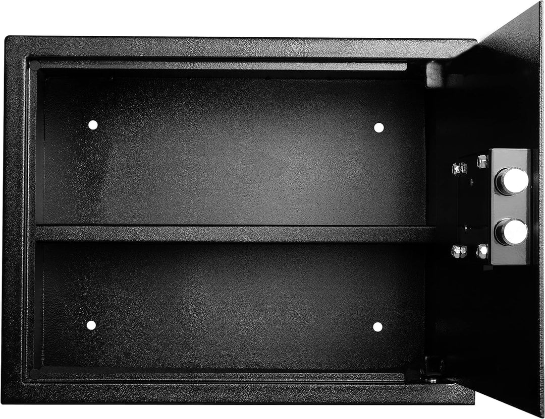 Genie Hand | Mechanische Möbeltresor für Zuhause mit Schlüssel, Tresor Safe – Doppelbartschloss Extr