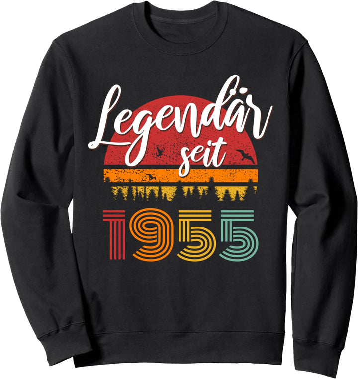 69. Geburtstag Mann Frau 69 Jahre 1955 Deko Lustig Geschenk Sweatshirt