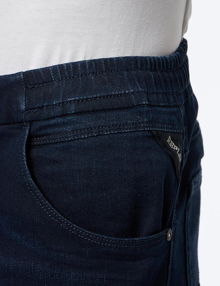 Replay Herren Jeans Milano mit Power Stretch 28W / 30L Dark Blue 007, 28W / 30L Dark Blue 007