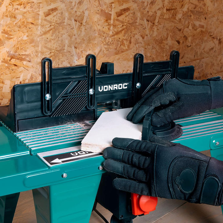 VONROC Frästisch für Oberfräse, Fräsmaschine Metall - Universal für alle Oberfräsen bis 155mm und 18