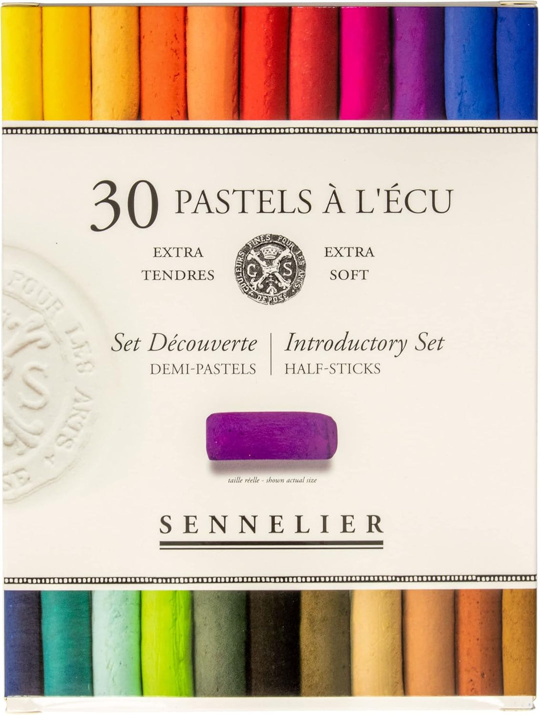 Sennelier Pastells Soft Half ST sortiert, Einheitsgrösse 30 stück (1er Pack) sortiert, 30 stück (1er