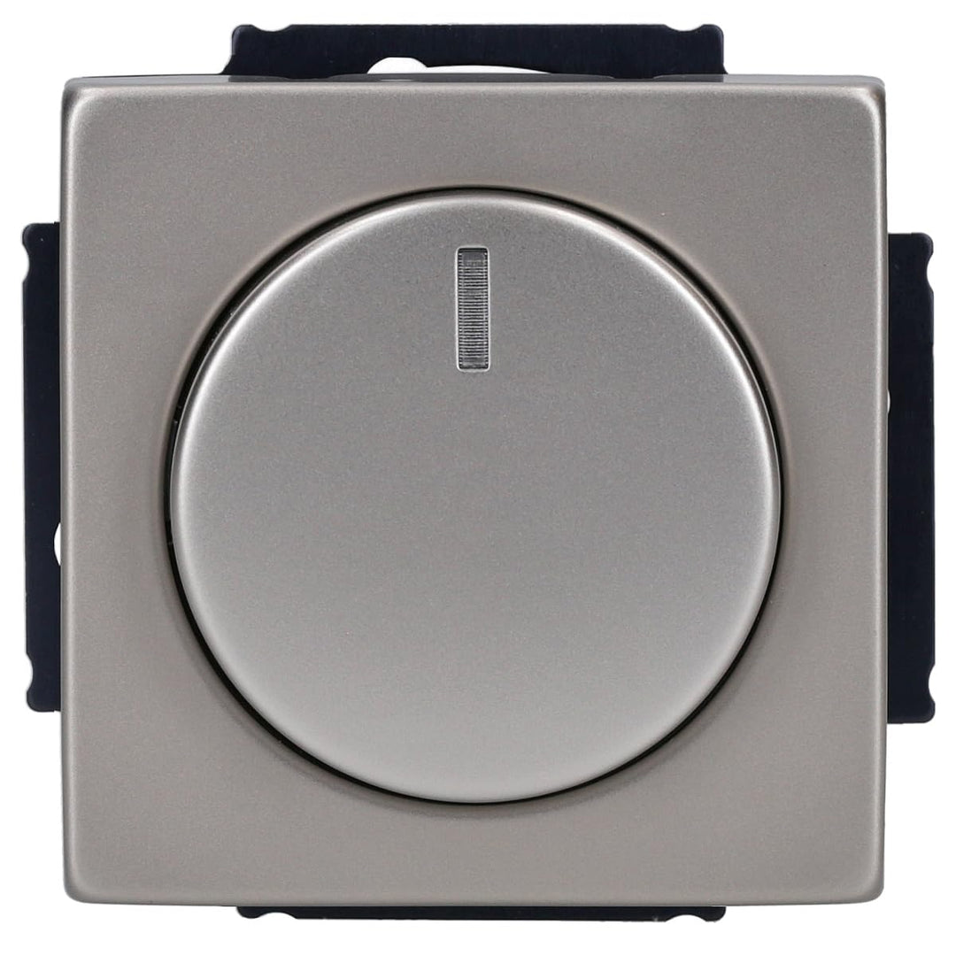 BUSCH-JÄGER, LED-Drehdimmer (LED Dimmer) 6523 U-102 (6523U 102) 6523U102 mit Zentralscheibe 6540-866