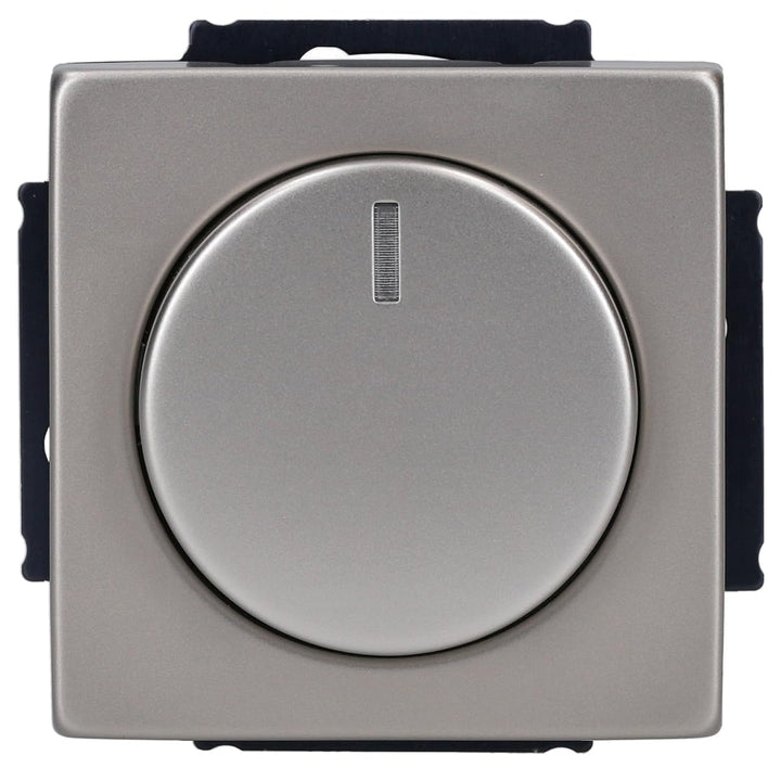 BUSCH-JÄGER, LED-Drehdimmer (LED Dimmer) 6523 U-102 (6523U 102) 6523U102 mit Zentralscheibe 6540-866