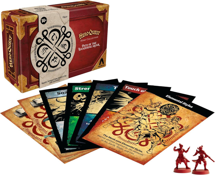 Hasbro Gaming HeroQuest Hero Collection Path of The Wandering Monk Figuren | Enthält 2 detaillierte