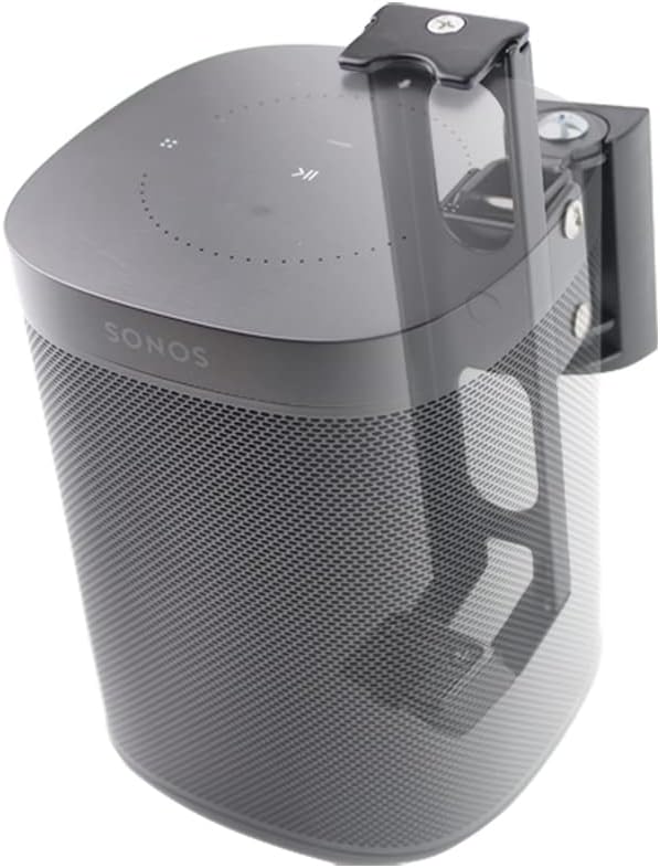 EMAQUIN Wandhalterung Paar(2 Stück) für SONOS One/One SL/SONOS Play 1 Speaker(Drehbar und neigbar,ko