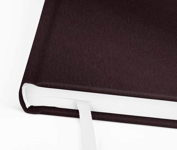 Gedenkbuch Beerdigung in mocca braun | Prägung "In stiller Trauer" | wattiertes Hardcover | Format 2