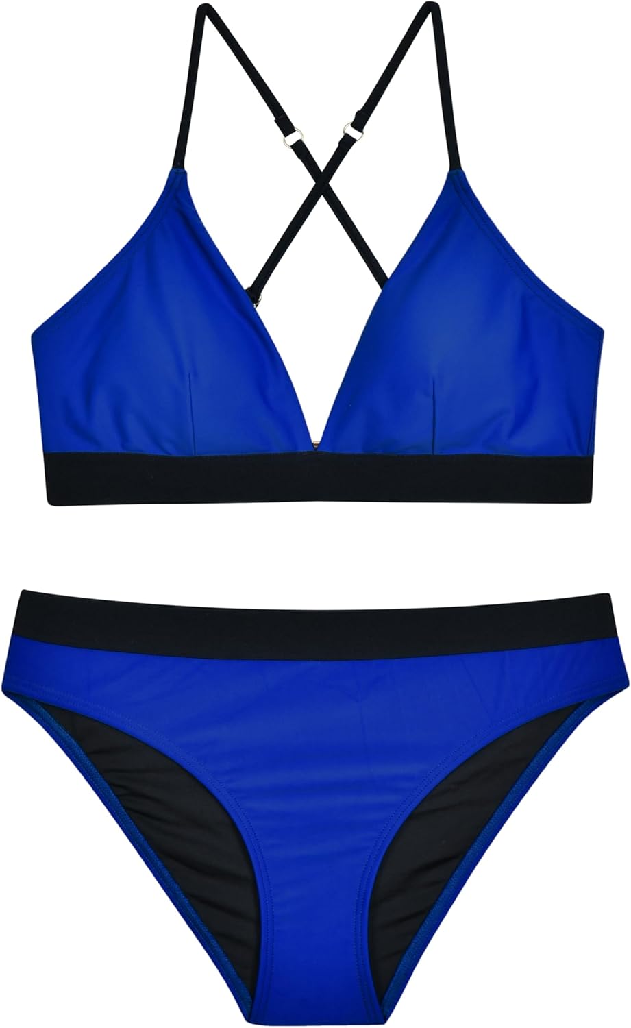 iSLASISIA Damen Bikini Set, Triangel, breites Unterbrustband, Bademode, Badeanzug 36 Bb, 36 Bb