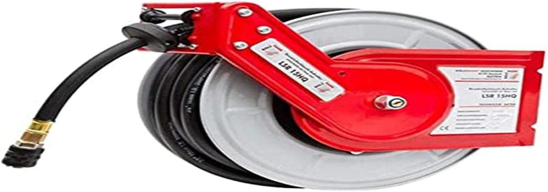 Holzmann Maschinen LSR15HQ Druckluft-Schlauchaufroller 15 m 10 bar Wandbefestigung, Deckenbefestigun