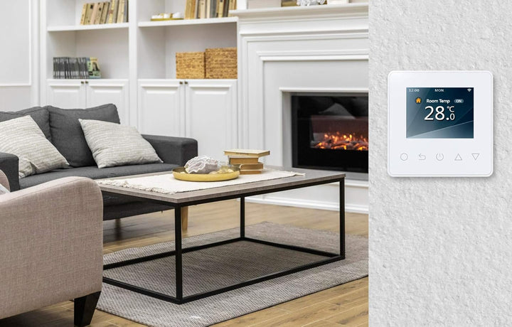 WLAN-Thermostat ThermoLife ET81W mit Farbdisplay - Weiss - Digitales Raumthermostat programmierbar m
