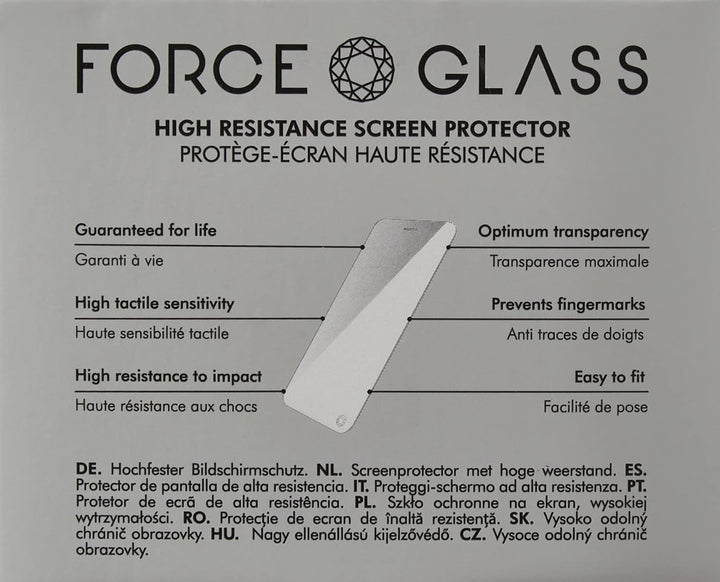 Force Glass Displayschutzfolie aus organischem Glas, antibakteriell, für iPhone 12 Pro Iphone 12 Pro