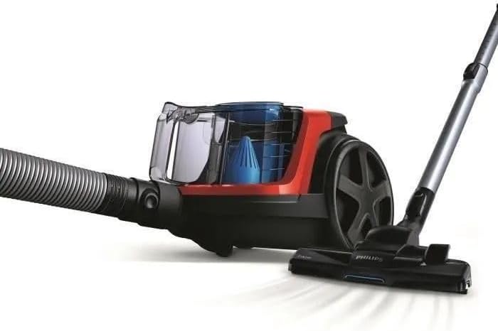 Philips Beutelloser Staubsauger FC9330/09, 1.5 liters, Schwarz, Blau, Grau, Rot