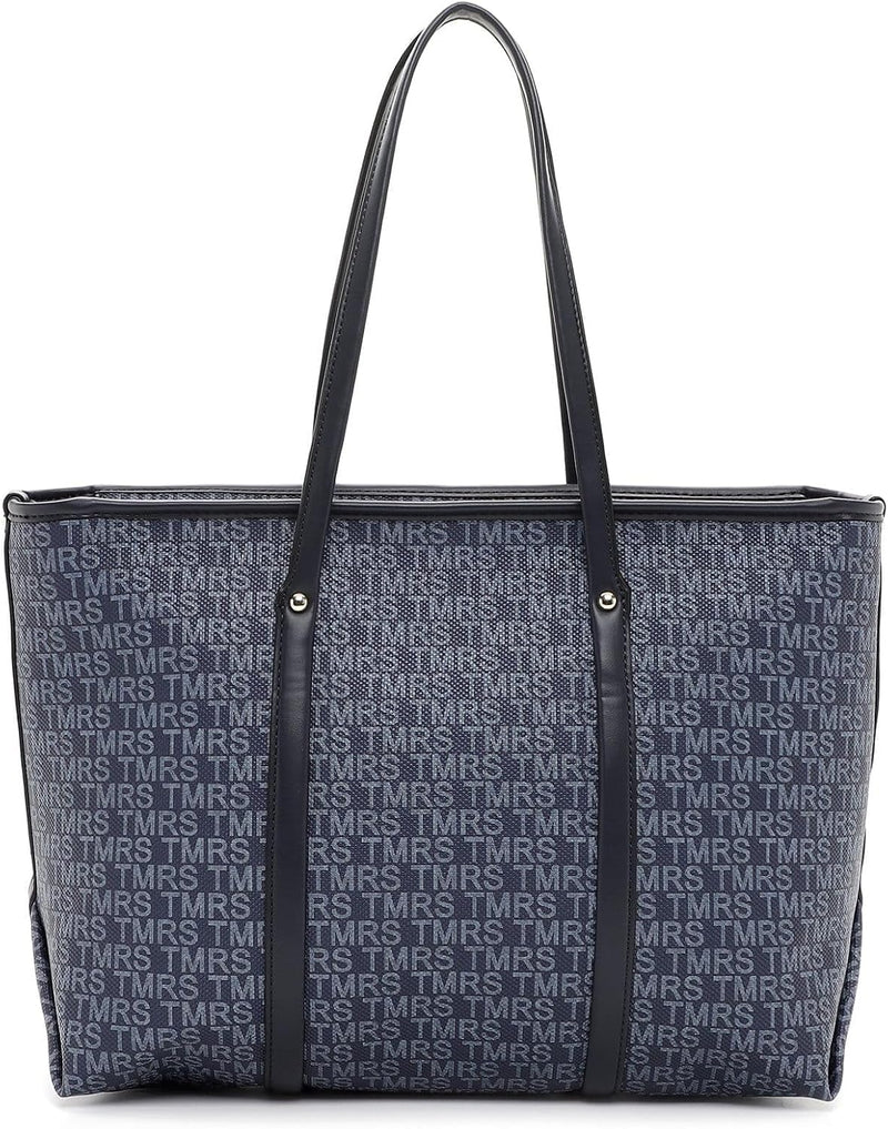 Tamaris Shopper Grace 31439 Damen Handtaschen Print Einheitsgrösse Blue 500, Einheitsgrösse Blue 500