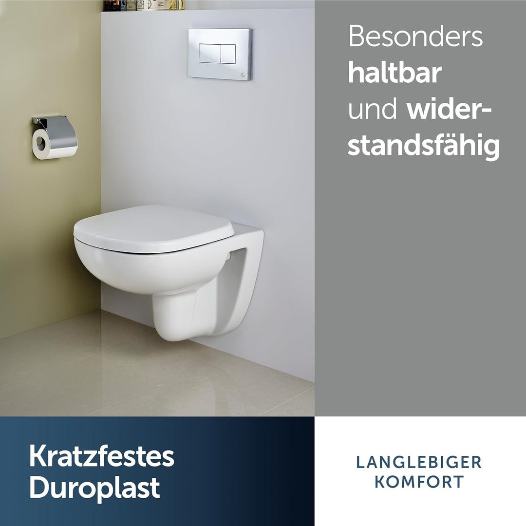 Ideal Standard T679301 Eurovit Plus WC-Sitz, Weiss mit Softclosing