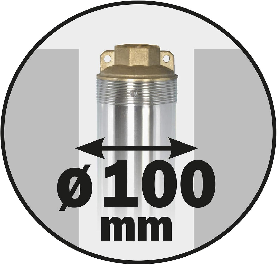 Ribiland - Tauchpumpe Edelstahl 750 W 230 V, 95 m mit Schalttafel, tauchbar 40 m unter Wasser – PRPG