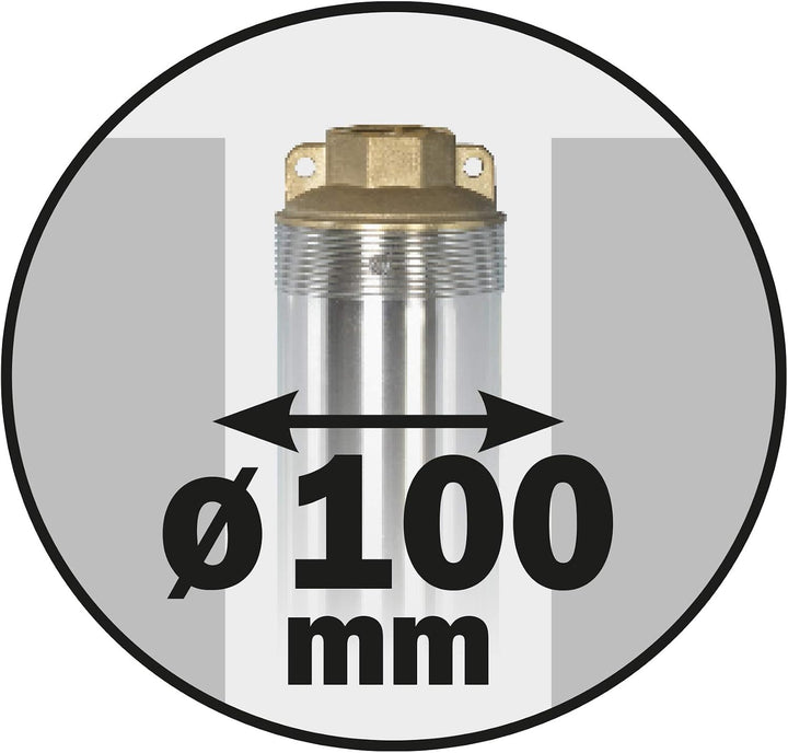 Ribiland - Tauchpumpe Edelstahl 750 W 230 V, 95 m mit Schalttafel, tauchbar 40 m unter Wasser – PRPG