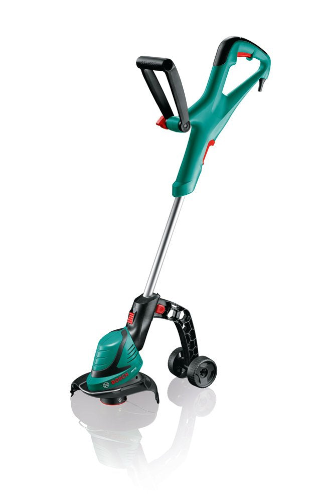 Bosch 06008 A5900 Rasentrimmer ART 24 mit Rollen, Schnittbreite 24 cm, Griff verstellbar 80 – 115 cm