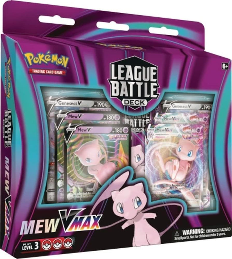 Pokemon Kartenspiel Spezielle Verpackung MAZZO LEGA KÄMPFE In Italienisch MEW V-MAX