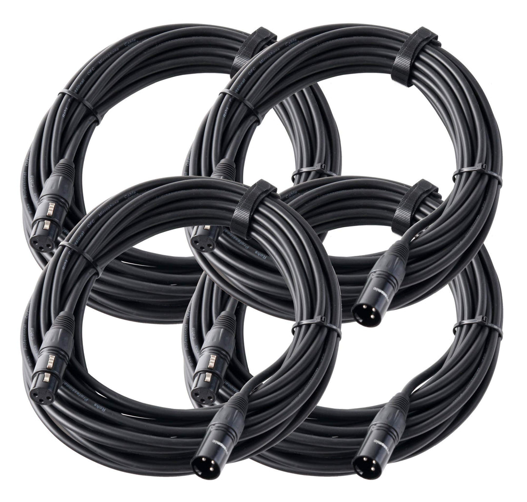 Pronomic XFXM Mikrofonkabel - XLR female 3-pol -> XLR male 3-pol - Stecker handgelötet - säure- und